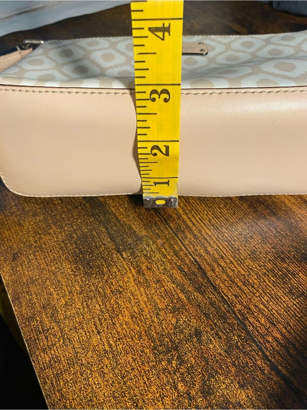 kate spade Cream and Tan Ikat Crossbody Bag